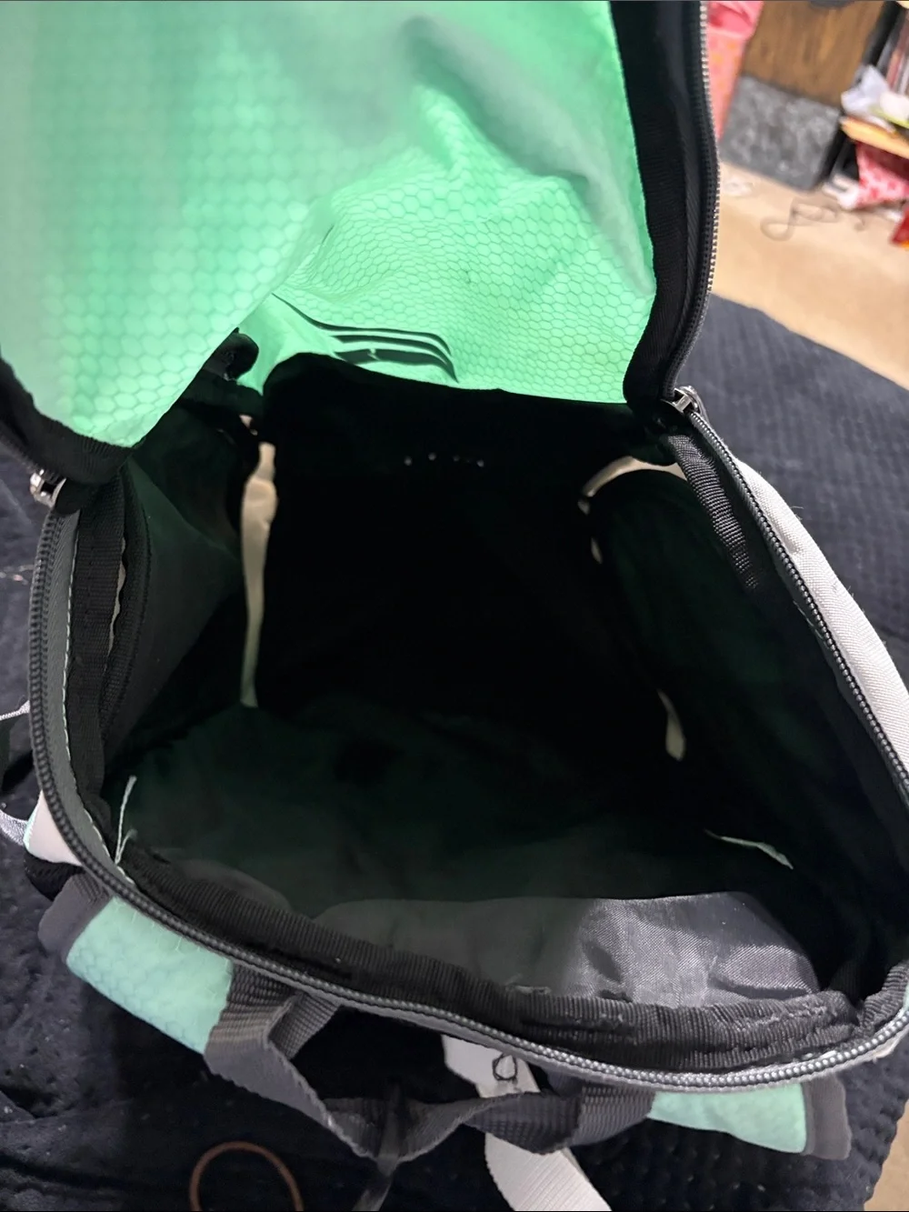 Easton Mint Green and Black Elite Sports Backpack